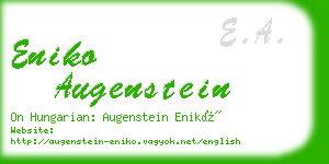 eniko augenstein business card
